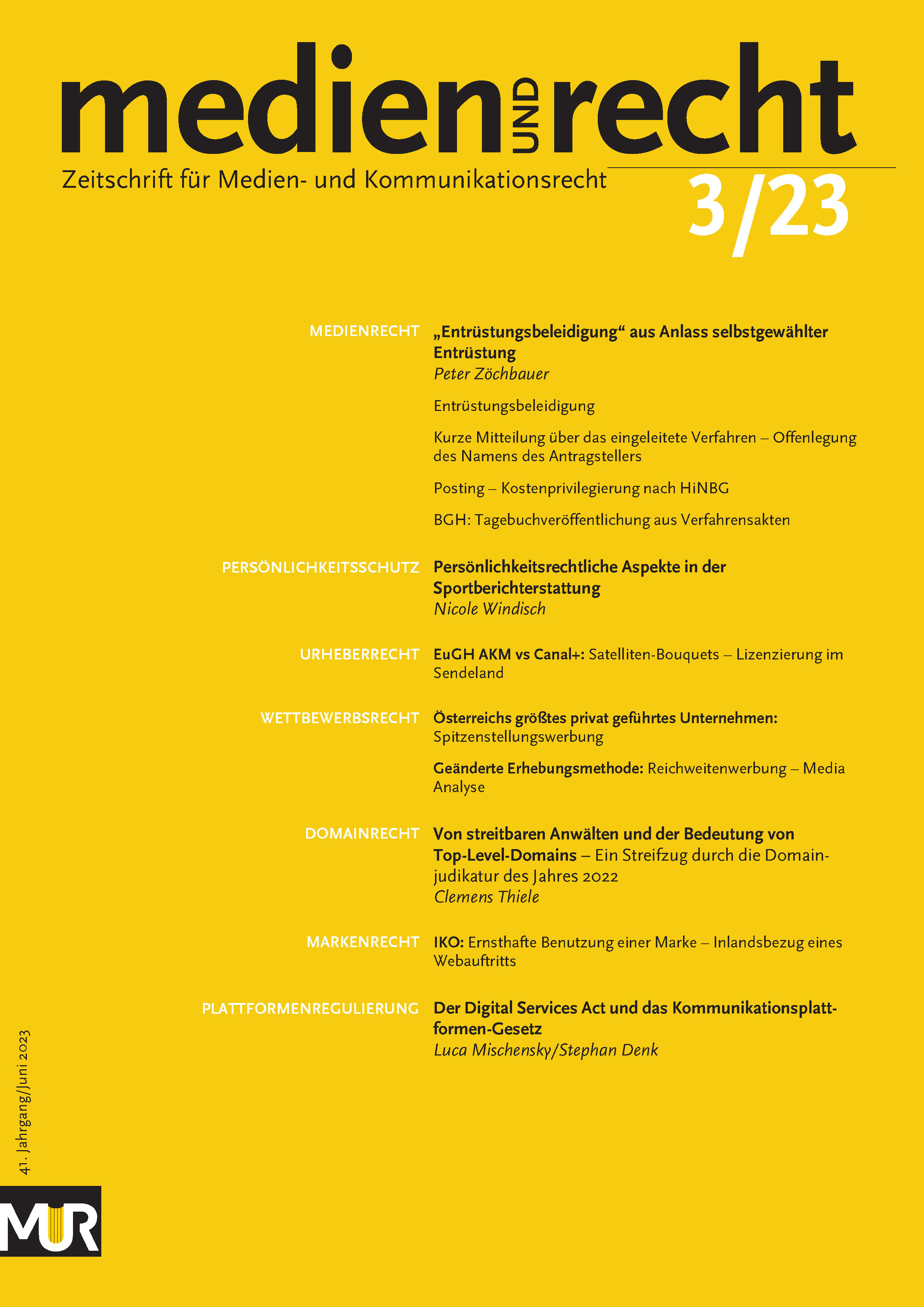 MR 3-23 Cover